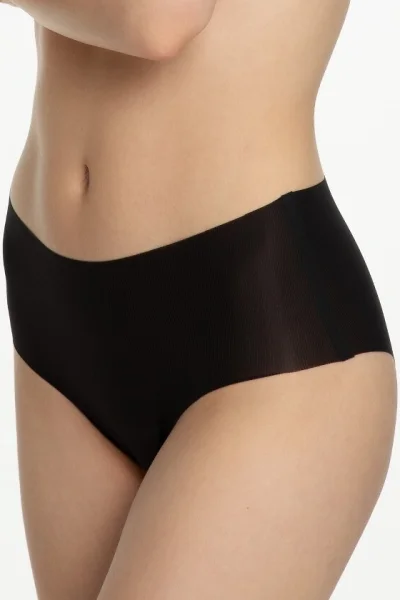 Kalhotky Mousse Maxi - vyšší pas - Černá