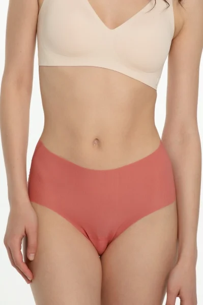 Kalhotky Mousse Maxi - vyšší pas - Korálová