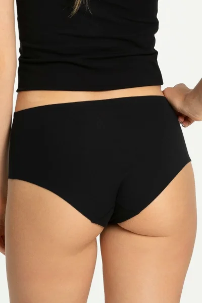 BLA Kalhotky Cotton Mood - vyšší pas - Černá