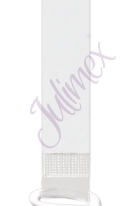 Silikonová ramínka (RT-102) 12 mm kov - Transparentní