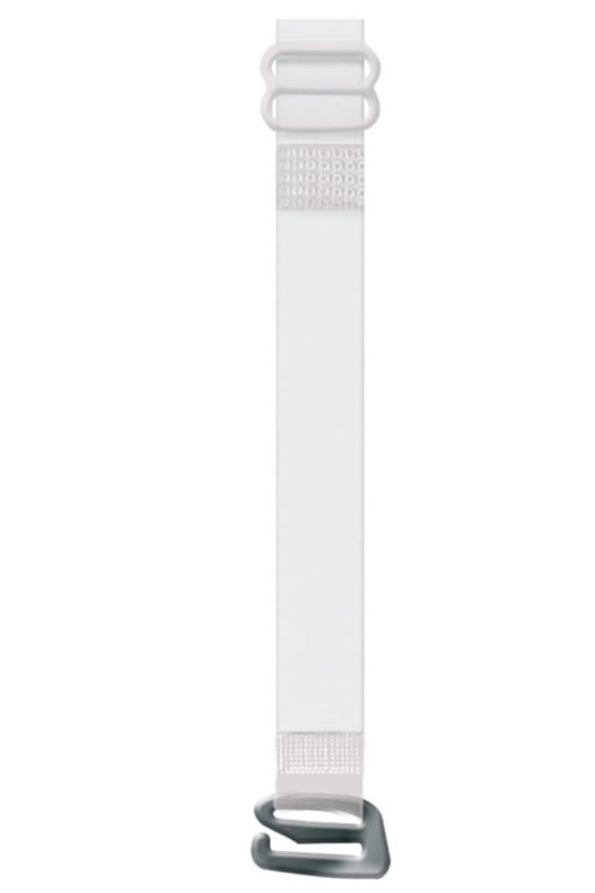 Julimex Silikonová ramínka (RT-04) 10 mm kov Stříbrná Uni
