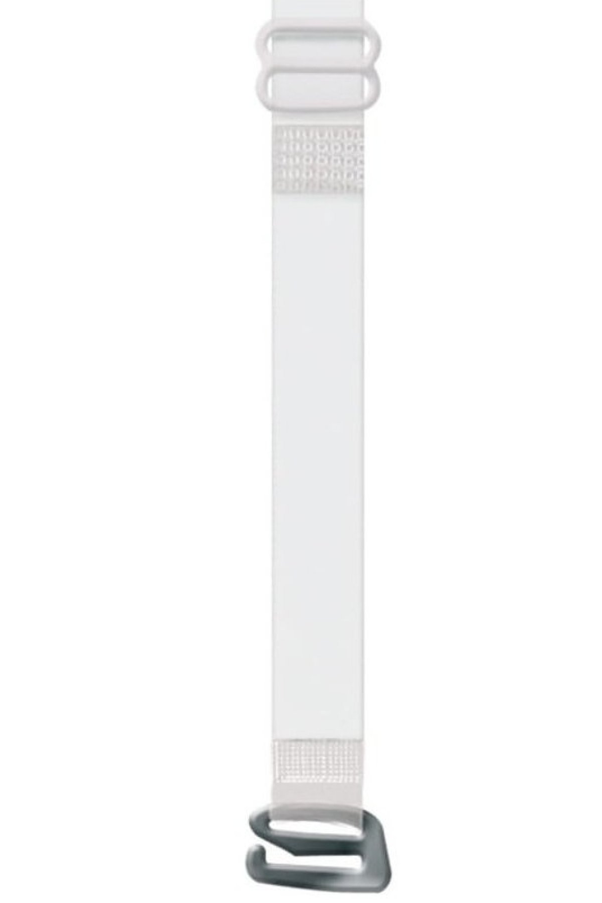 Silikonová ramínka Julimex (RT-106) 20 mm kov Transparentní Uni