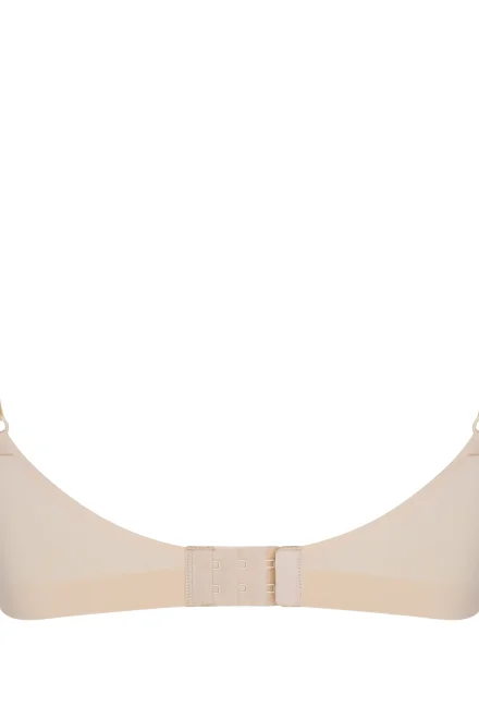 Nevyztužená podprsenka Simple T-Shirt - elastická kostice - Béžová