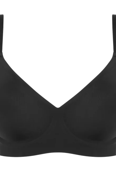 Nevyztužená podprsenka Simple T-Shirt - elastická kostice - Béžová