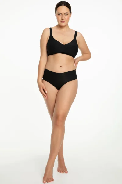 Nevyztužená podprsenka Jelly Bra Comfort - pro větší poprsí - Černá