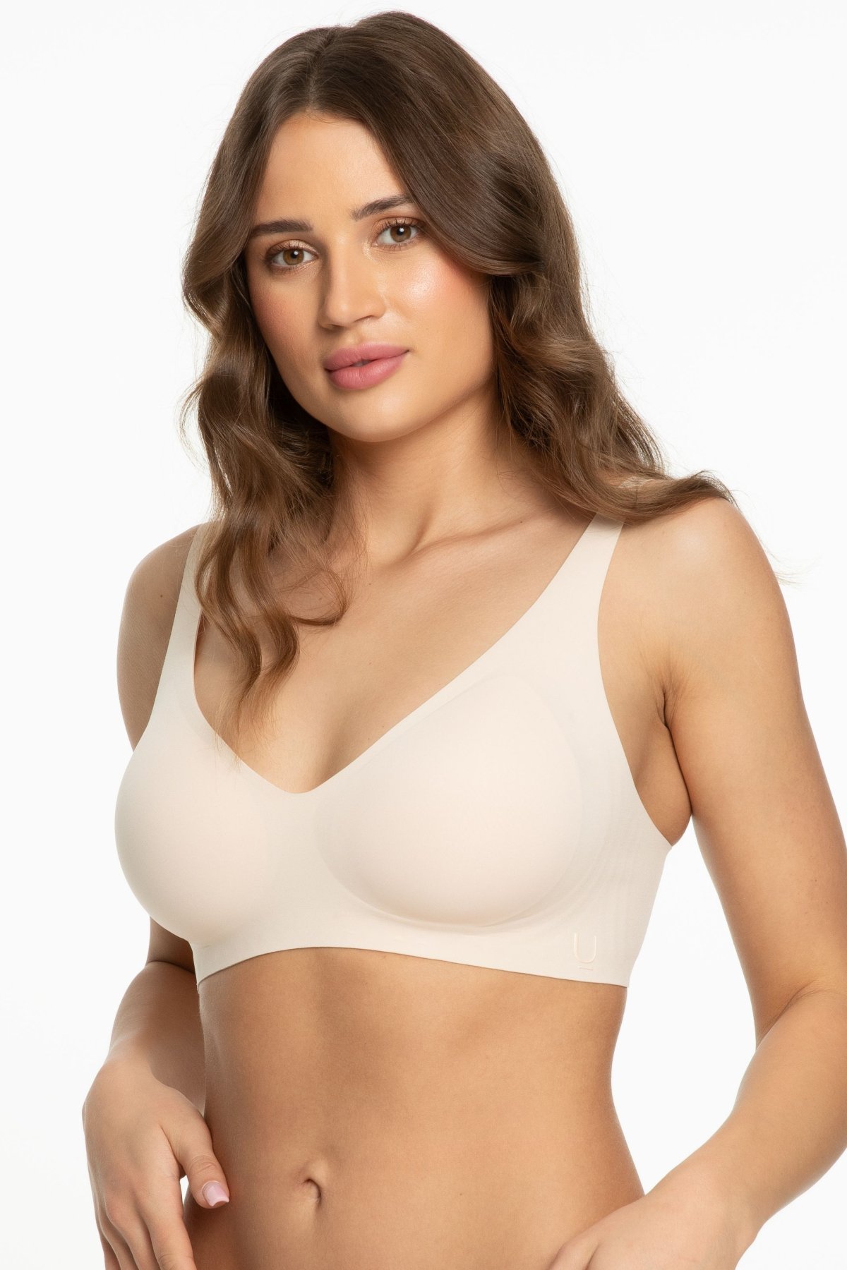 Nevyztužená podprsenka Julimex Jelly Bra Basic Béžová M