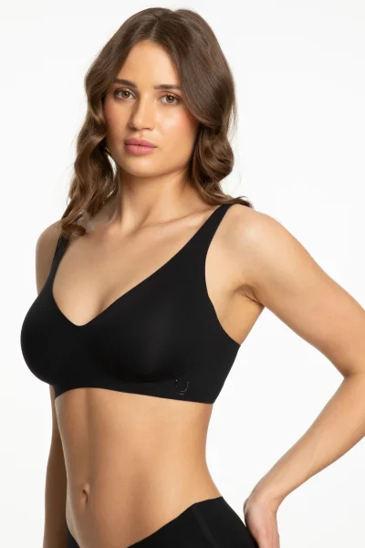 Nevyztužená podprsenka Jelly Bra Basic - Černá
