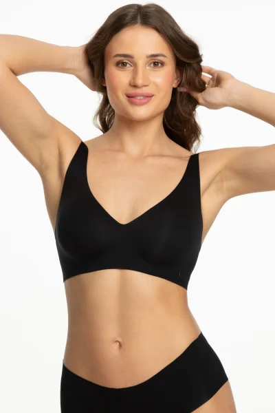 Nevyztužená podprsenka Jelly Bra Basic - Černá