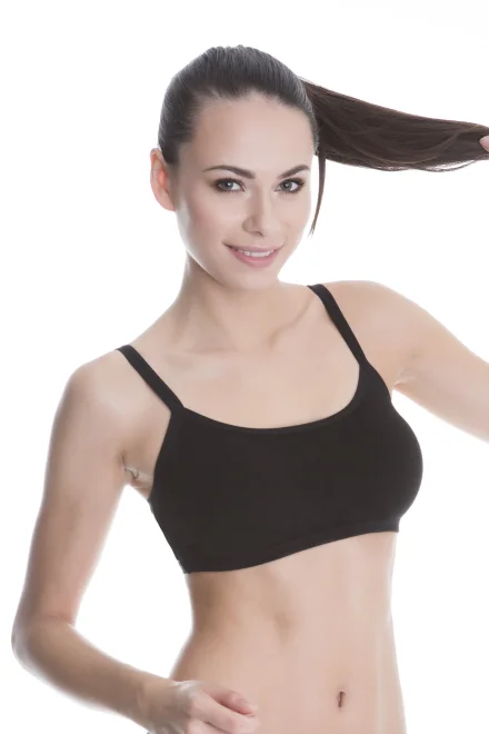 Sportovní top Funky Black - Černá