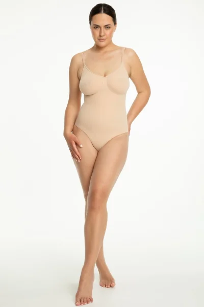 Stahovací body 421 - tvarující - Béžová