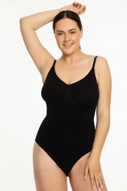 Stahovací body 421 - tvarující - Černá
