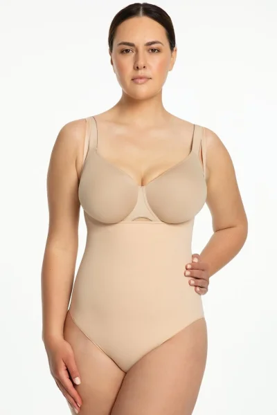 Stahovací body 419 - tvarující - Béžová