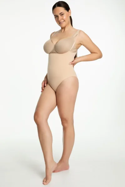 Stahovací body 419 - tvarující - Béžová