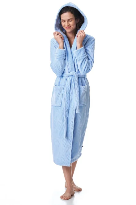 Dámský župan LGL 803 - super soft - Světle modrá