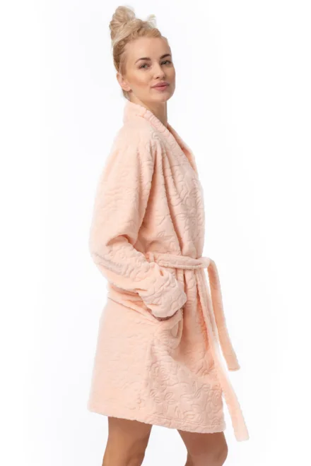 Dámský župan LGD 148 - super soft - Světle oranžová