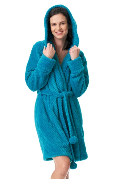 Dámský župan LGD 104 - super soft - Tyrkysová