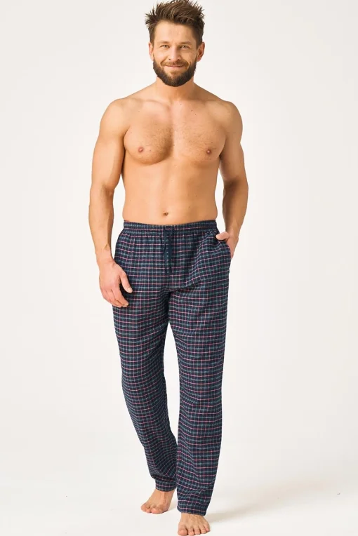 Pyžamové nohavice 406 B26 - bavlněný flanel