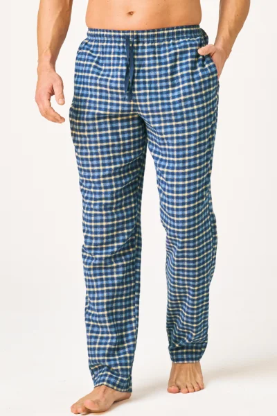 404 B26 - bavlněný flanel-BLU