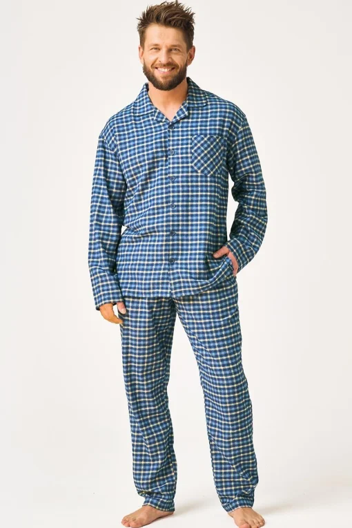 Pánske pyžamo 404 B26 - bavlněný flanel
