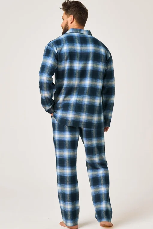 Pánské pyžamo 432 B26 - bavlněný flanel