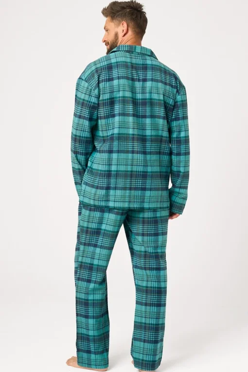 Pánské pyžamo 048 B26 - bavlněný flanel