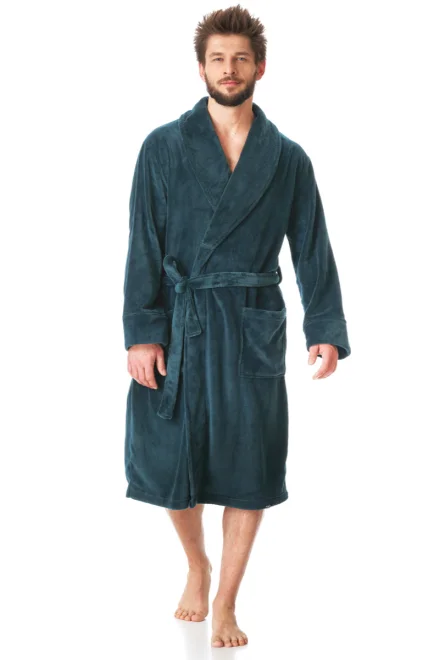 Pánský župan MGL 208 - super soft - Mořská zeleň