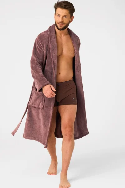 Pánský župan 255 B25 - Hnědá