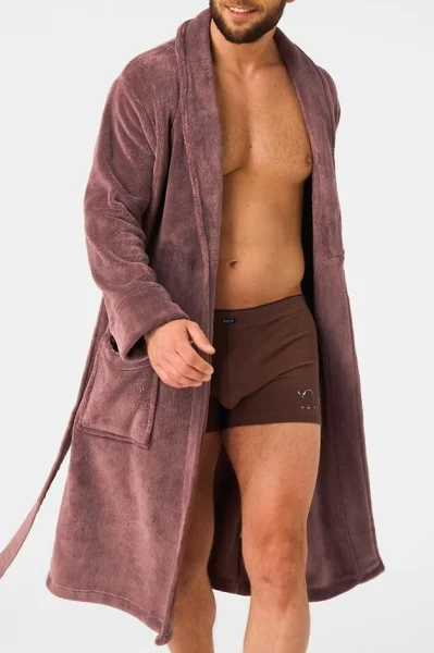 Pánský župan 255 B25 - Hnědá