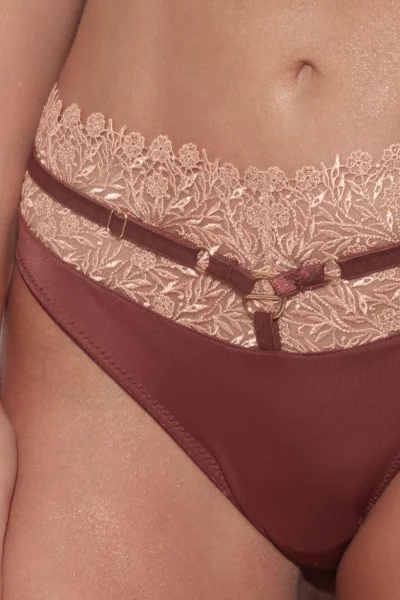 Vyšší brazilky Liv II - s dvojitým tylem - Béžová