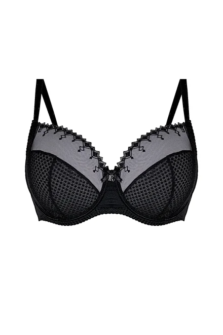 Nevyztužená podprsenka Michelle BC-343 Black - Černá