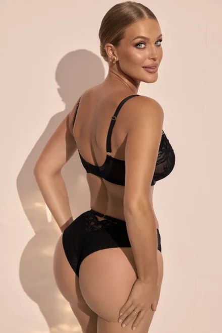 Nevyztužená podprsenka Louren - Černá