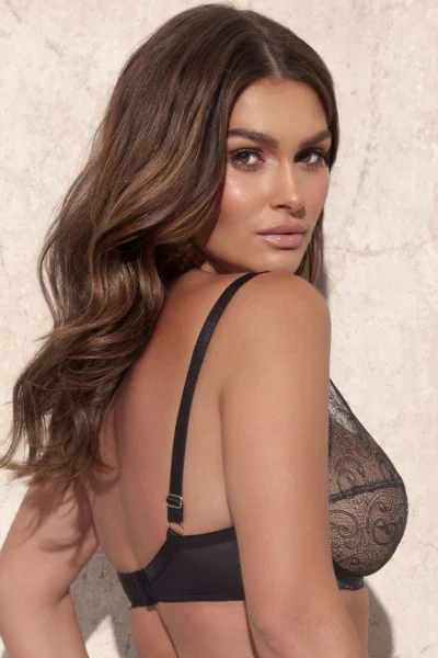 Nevyztužená podprsenka Karen - Černá