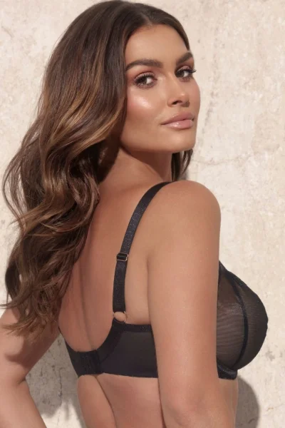 Nevyztužená podprsenka Cabo - Černá