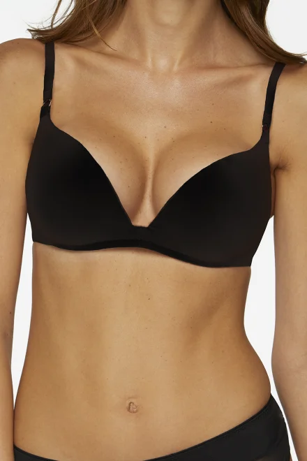 Super push-up podprsenka Ines PU-747 - Černá