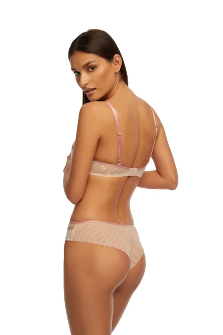 Push-up podprsenka Modern romantic PU-888 - Růžová