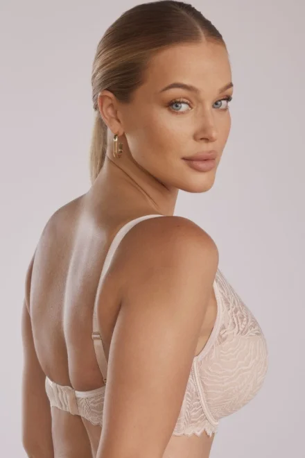 Push-up podprsenka Luna - bralette - Světle béžová