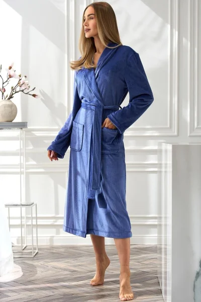 Dámský župan Aura - Modrá