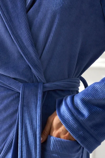 Dámský župan Aura - Modrá