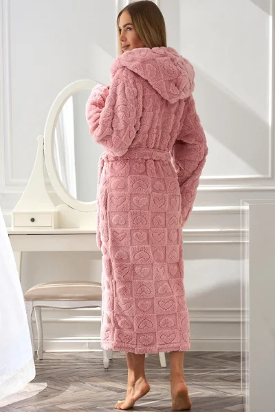 Dámský župan 2554 Valentine - Světle růžová