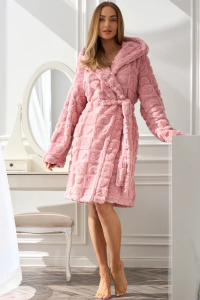 Dámský župan 2553 Valentina - Světle růžová