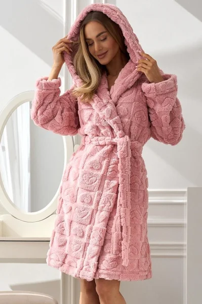 Dámský župan 2553 Valentina - Světle růžová