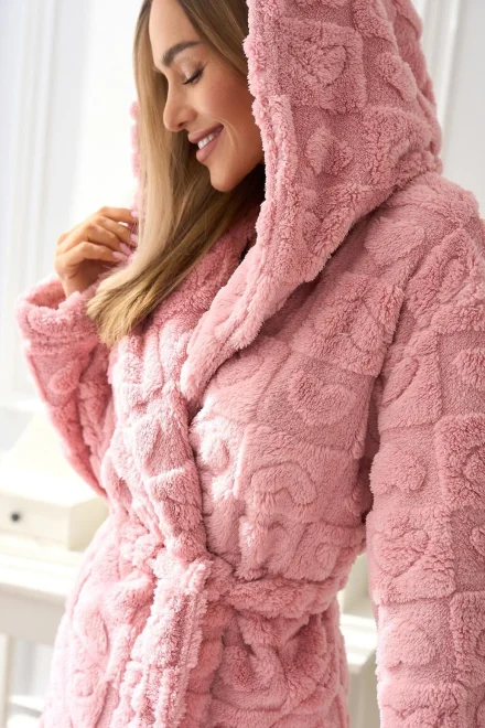 Dámský župan 2553 Valentina - Světle růžová