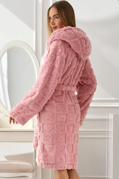 Dámský župan 2553 Valentina - Světle růžová