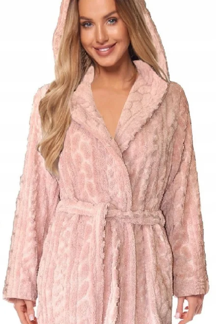Dámský župan 2170 Bella - soft - Starorůžová