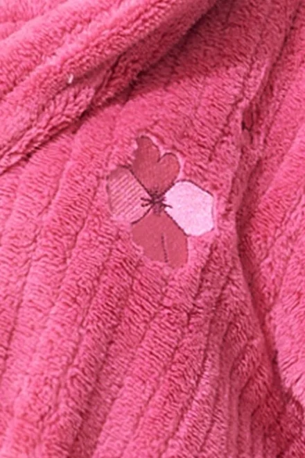 Dámský župan 2313 Mag - dlouhý - Tmavě růžová