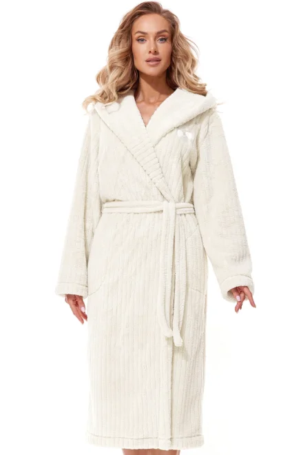 Dámský župan 2313 Mag - dlouhý - Ecru