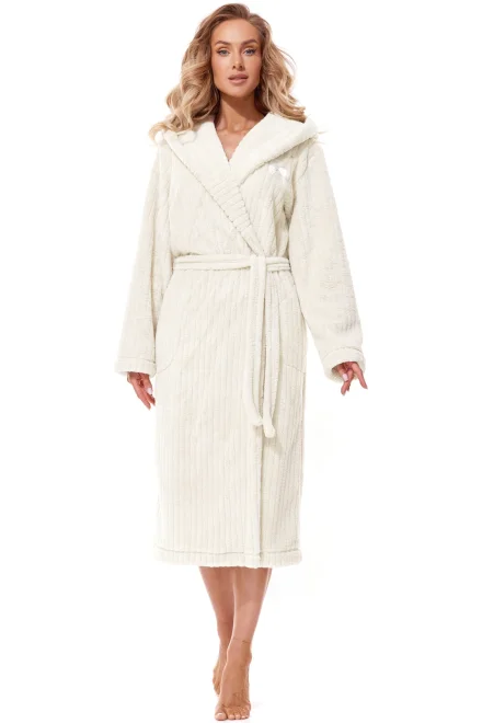 Dámský župan 2313 Mag - dlouhý - Ecru