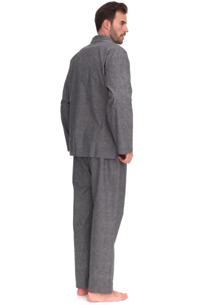 Pánské propínací pyžamo Zeus - Šedá