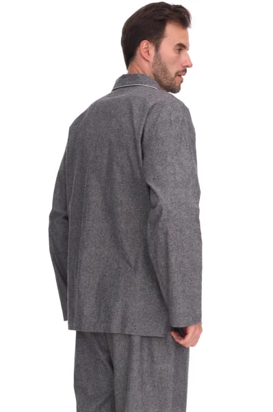 Pánské propínací pyžamo Zeus - Šedá