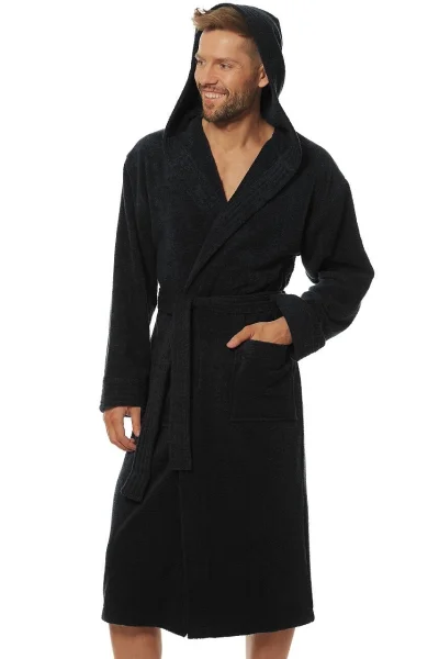 Pánský župan 2104 - Antracitová